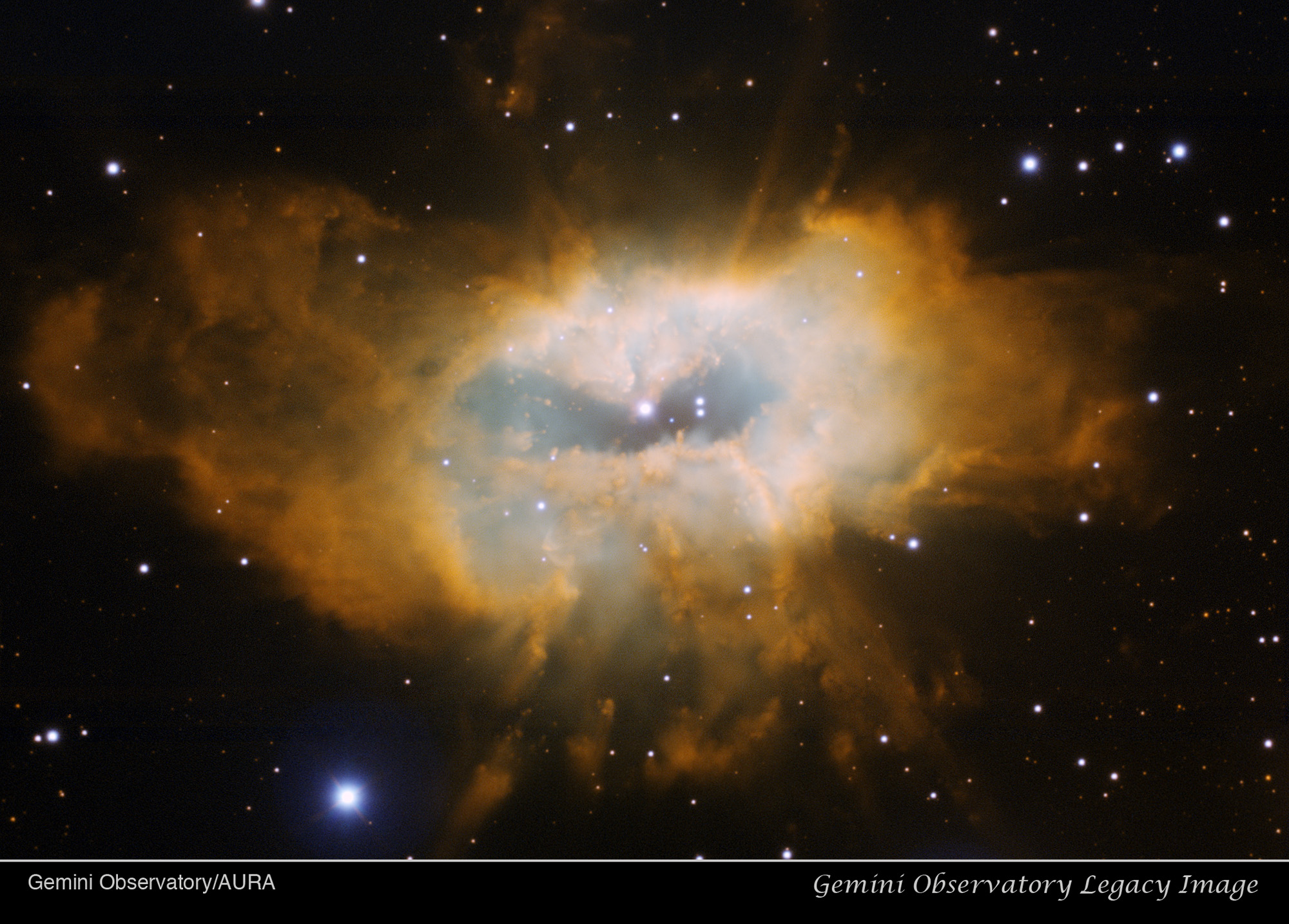 Mysterious Nebula Glows Bright in Telescope Photo